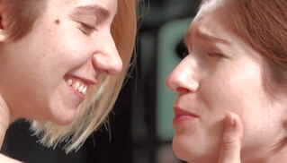 They love kissing each other with my cum on their lips hd videos