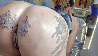 MODIFYING THE TATTOO AROUND MY ASS NOW IT IS BIGGER THAN BEFORE hd videos