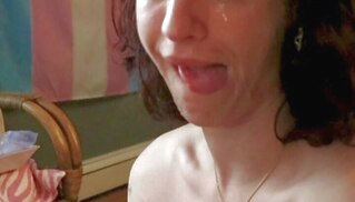 Sensual Sex with His Gorgeous Trans-wife - Facial hd videos